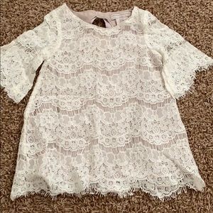 NWT Catherine Malandrino Mini Baby Lace Dress 12M